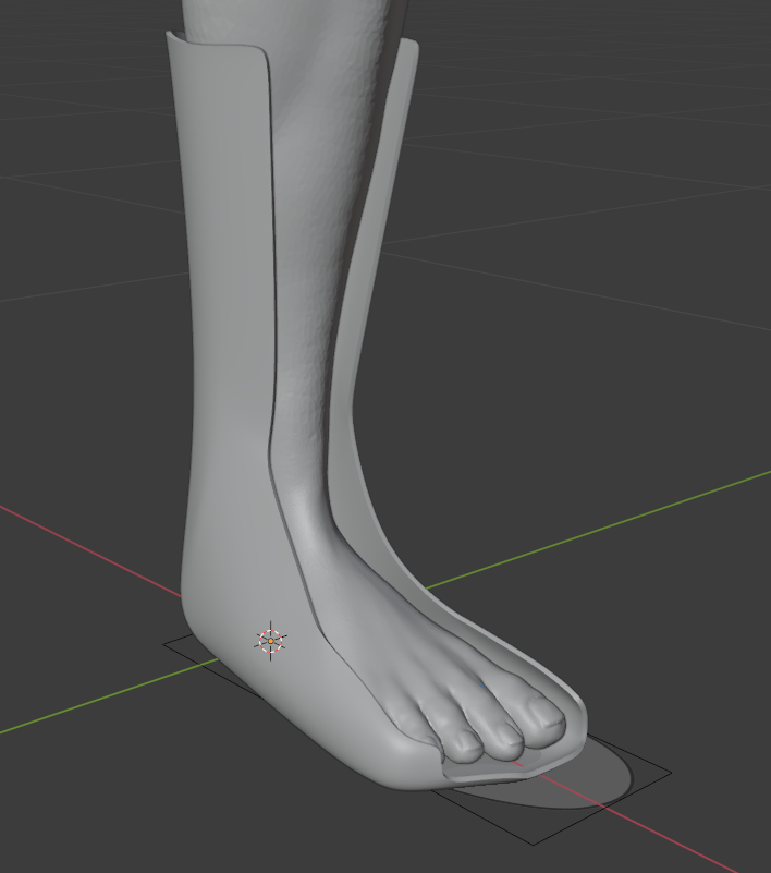 Foot splint example